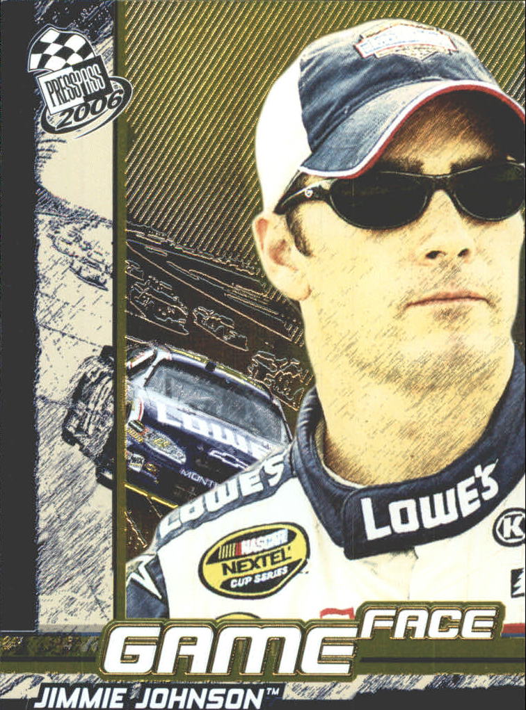 2006 Press Pass Game Face #GF6 Jimmie Johnson
