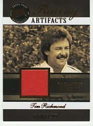 2007 Press Pass Legends Racing Artifacts Firesuit Bronze #TRF Tim Richmond