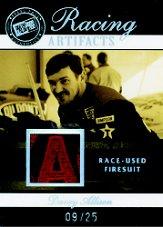 2007 Press Pass Legends Racing Artifacts Firesuit Patch #DAAF Davey Allison