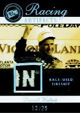 2007 Press Pass Legends Racing Artifacts Firesuit Patch #DWF Darrell Waltrip