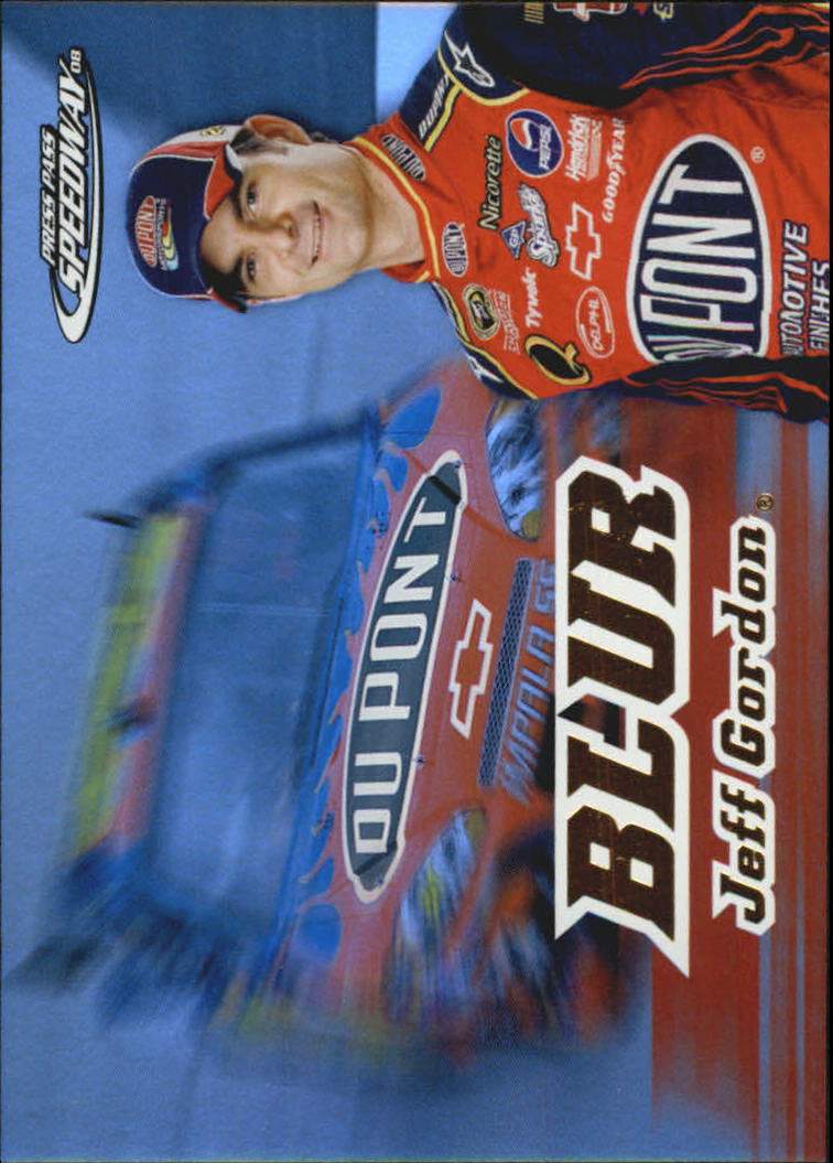 2008 Press Pass Speedway Blur #B5 Jeff Gordon
