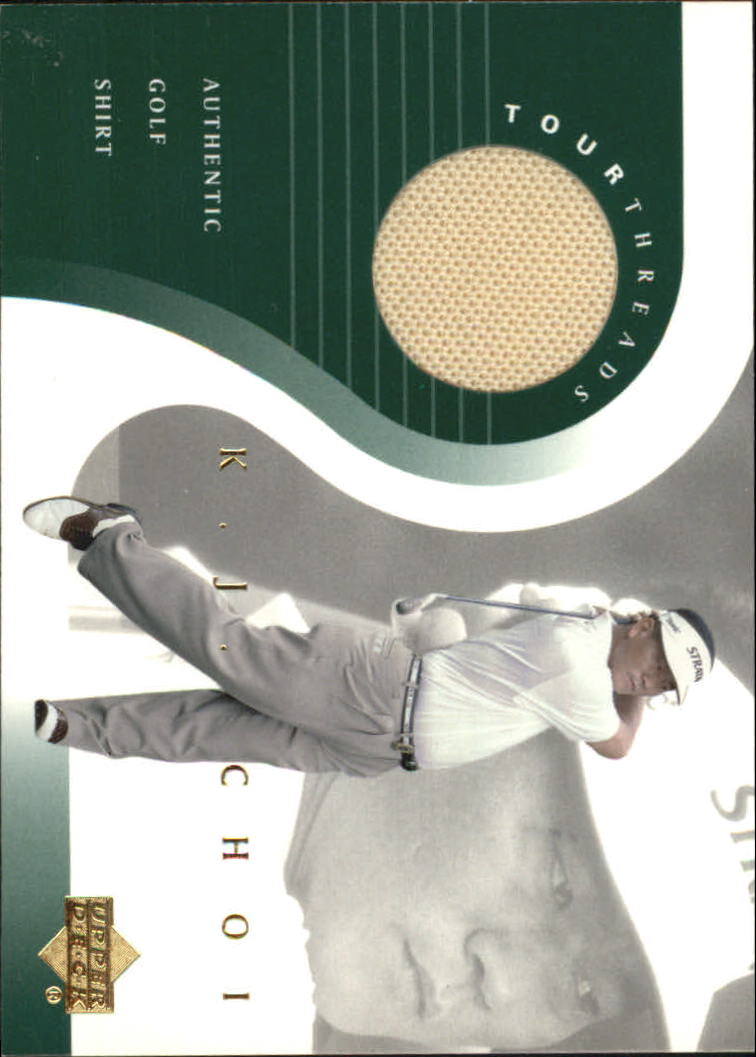 2001 Upper Deck Tour Threads #TTKJ K.J. Choi