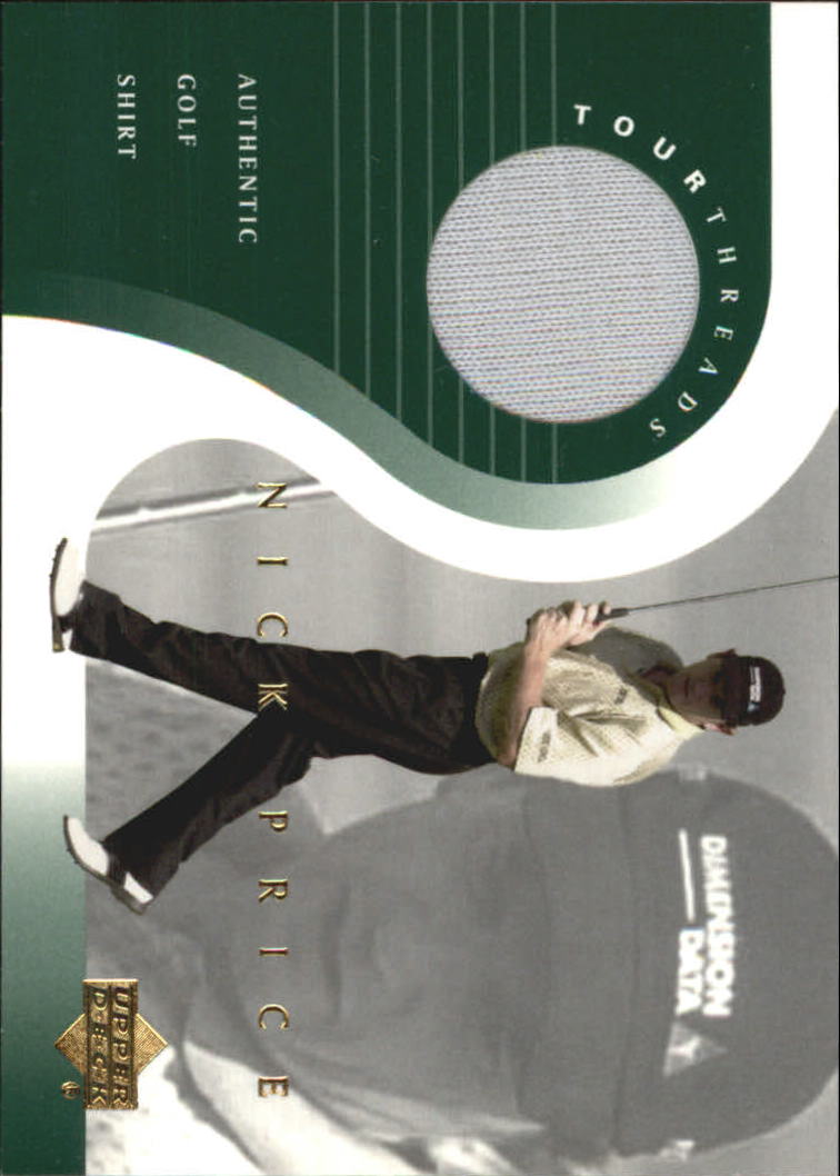 2001 Upper Deck Tour Threads #TTNP Nick Price