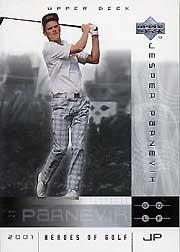 2001 Upper Deck Heroes of Golf National Convention Promos #4JP Jesper Parnevik