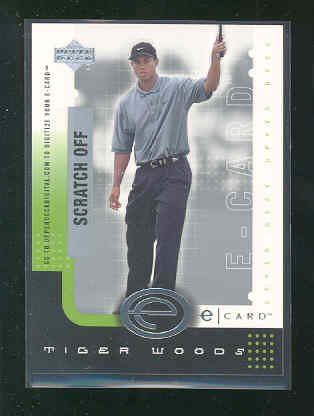 2001 Upper Deck e-Card #ETW Tiger Woods
