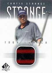 2001 SP Authentic Tour Swatch #CSTS Curtis Strange