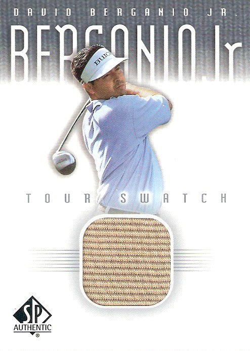 2001 SP Authentic Tour Swatch #DBTS David Berganio