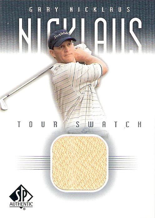 2001 SP Authentic Tour Swatch #GNTS Gary Nicklaus