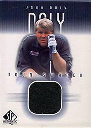 2001 SP Authentic Tour Swatch #JDTS John Daly SP *