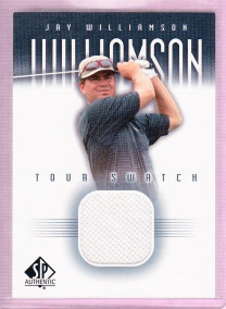 2001 SP Authentic Tour Swatch #JWTS Jay Williamson