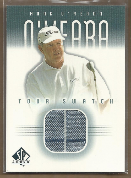 2001 SP Authentic Tour Swatch #MOTS Mark O'Meara SP *
