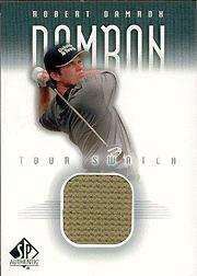 2001 SP Authentic Tour Swatch #RDTS Robert Damron SP *