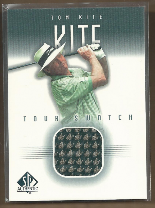 2001 SP Authentic Tour Swatch #TKTS Tom Kite