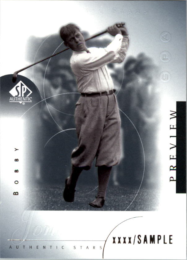 2001 SP Authentic Preview #39 Bobby Jones STAR