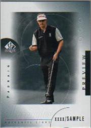 2001 SP Authentic Preview #46 Padraig Harrington STAR