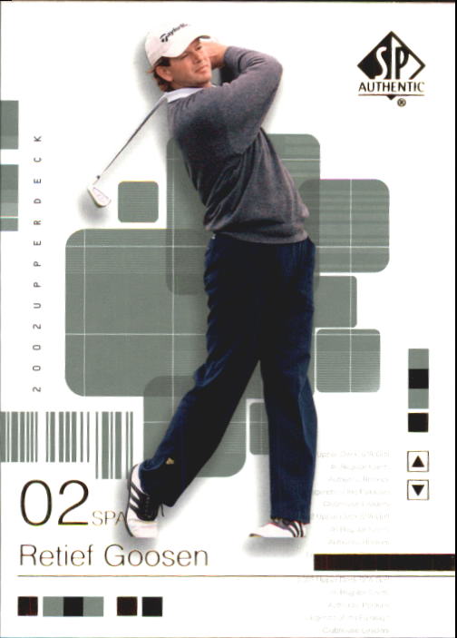 2002 SP Authentic #25 Retief Goosen