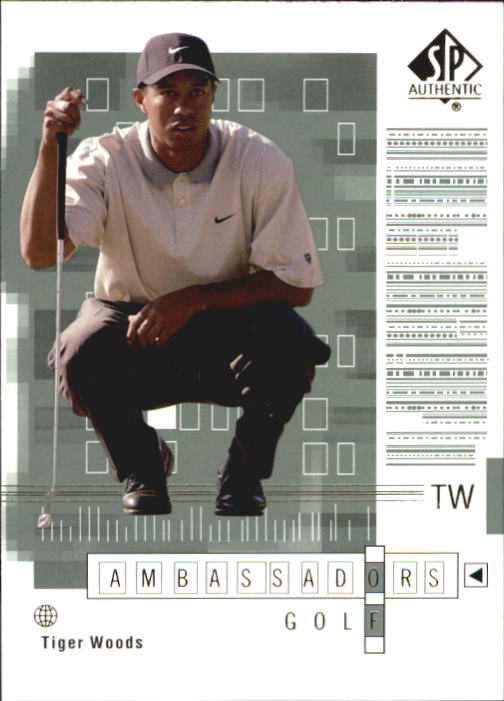 2002 SP Authentic #66 Tiger Woods AG