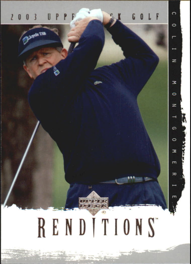 2003 Upper Deck Renditions #9 Colin Montgomerie