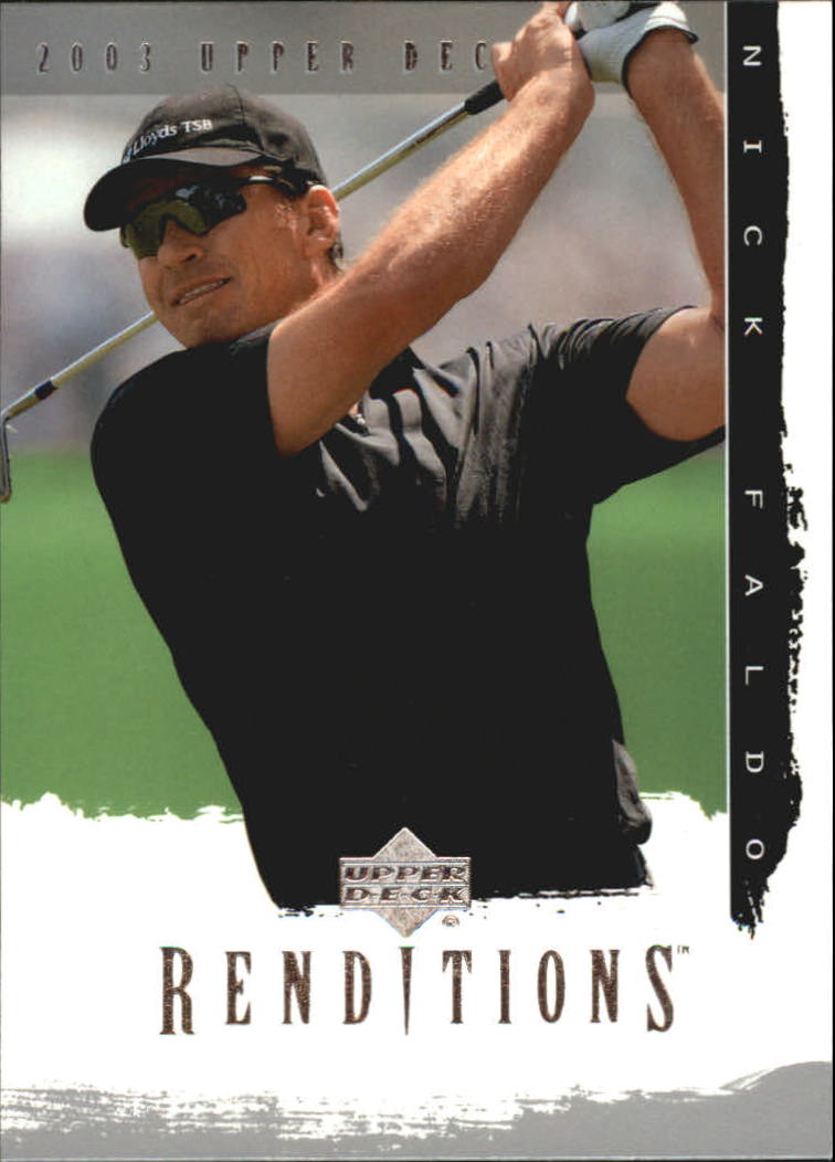 2003 Upper Deck Renditions #24 Nick Faldo