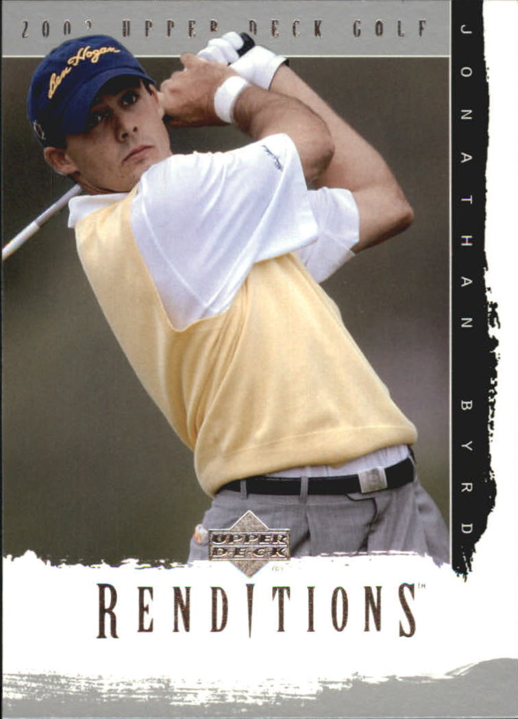 2003 Upper Deck Renditions #27 Jonathan Byrd