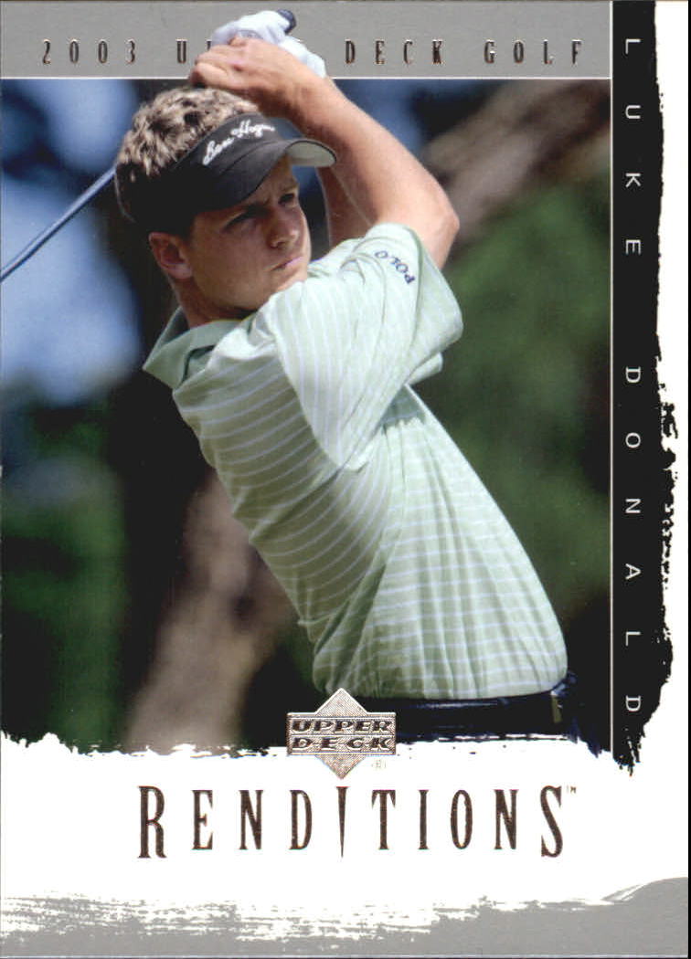 2003 Upper Deck Renditions #28 Luke Donald
