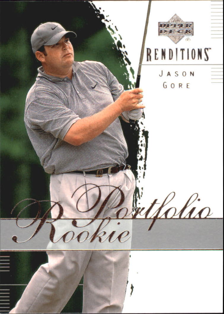 2003 Upper Deck Renditions #44 Jason Gore RP RC