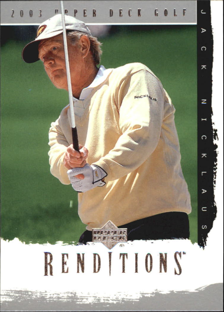 2003 Upper Deck Renditions #48 Jack Nicklaus