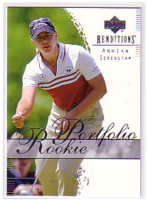 2003 Upper Deck Renditions #50 Annika Sorenstam RP RC