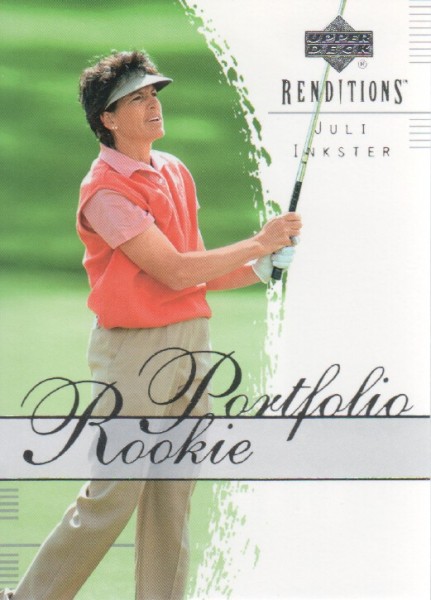 2003 Upper Deck Renditions #53 Juli Inkster RP RC