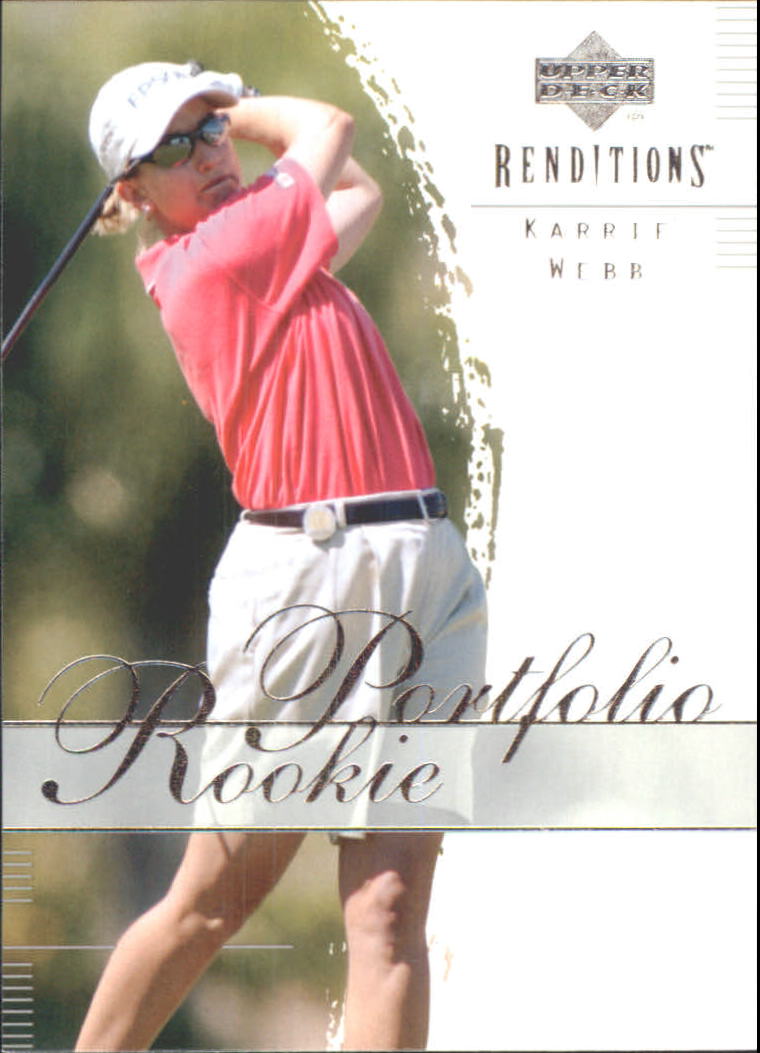 2003 Upper Deck Renditions #54 Karrie Webb RP RC