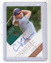 2003 SP Authentic #126 Carin Koch AU/1999 RC