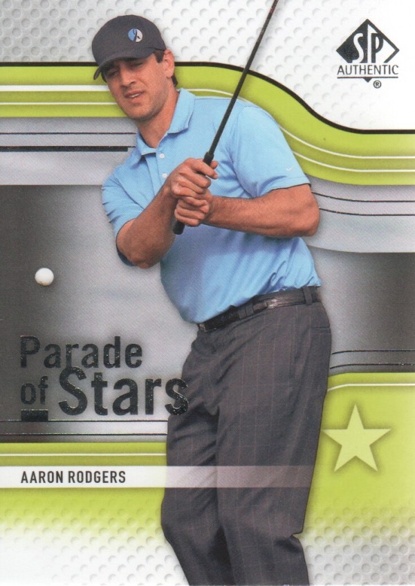 2012 SP Authentic #58 Aaron Rodgers PS