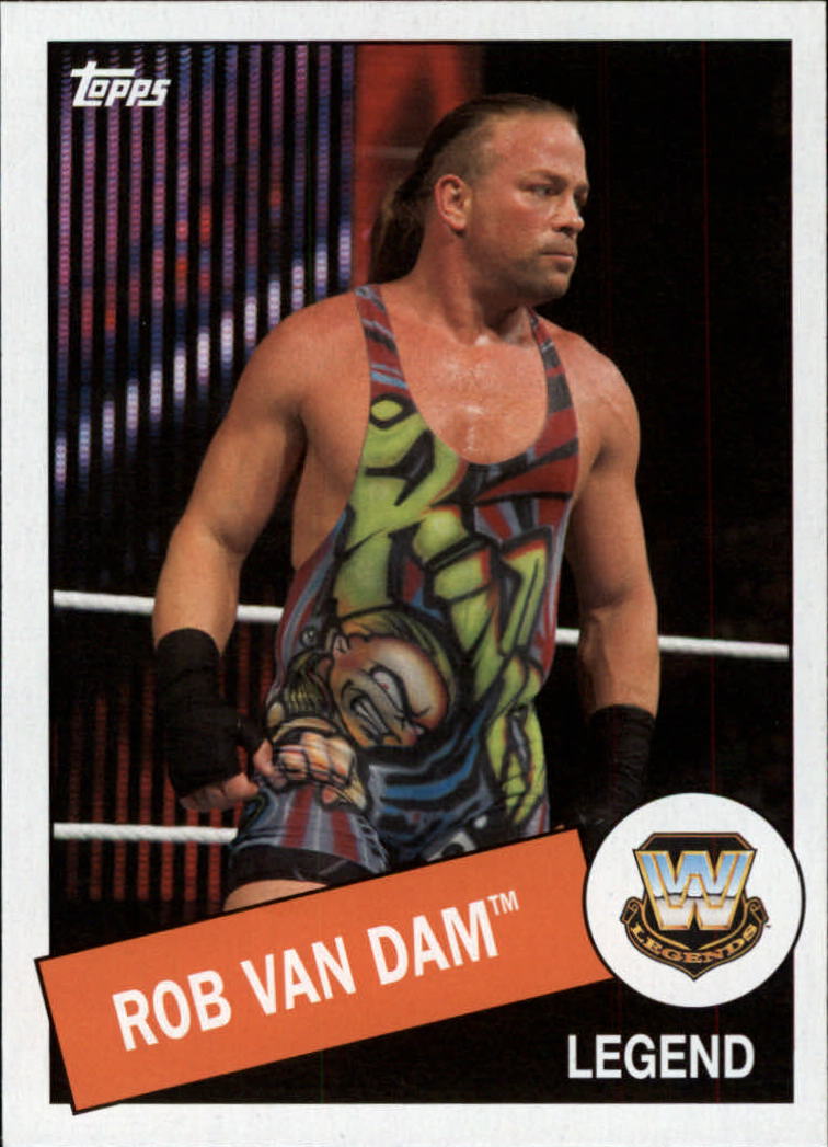 2015 topps wwe heritage #24 rob van dam