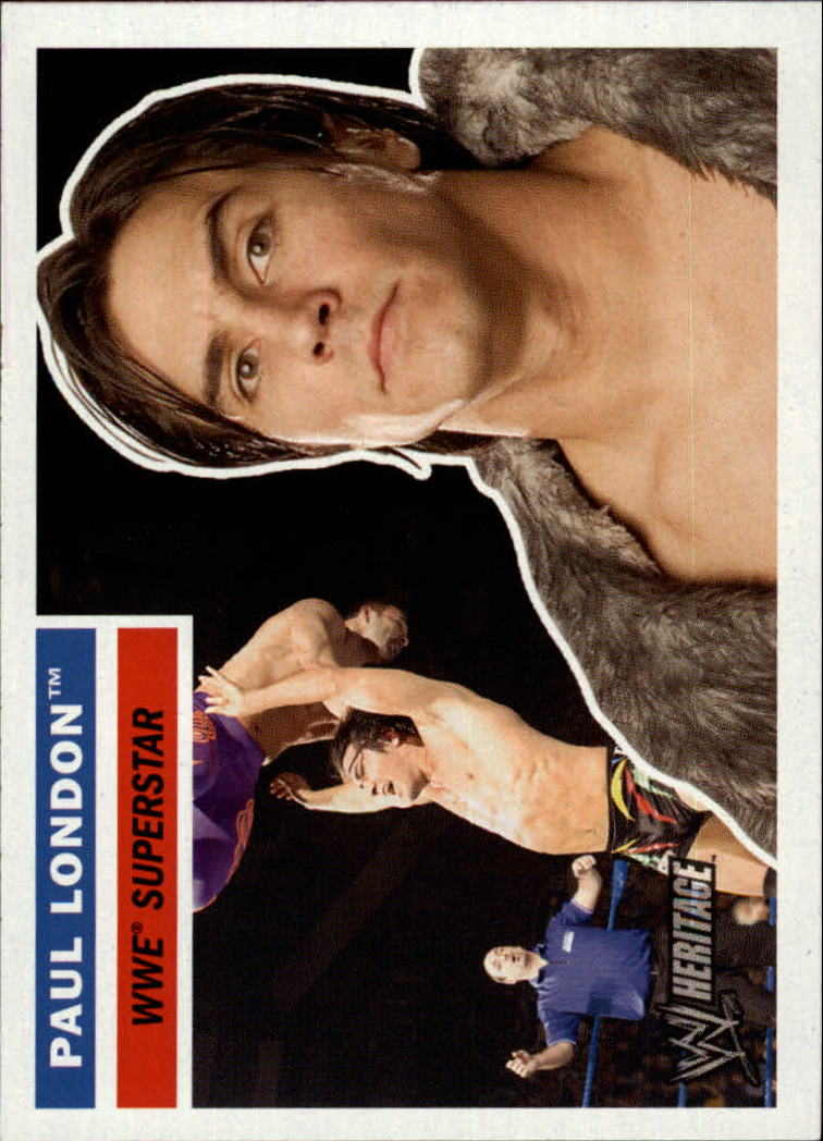 2005 Topps Heritage WWE #5 Paul London