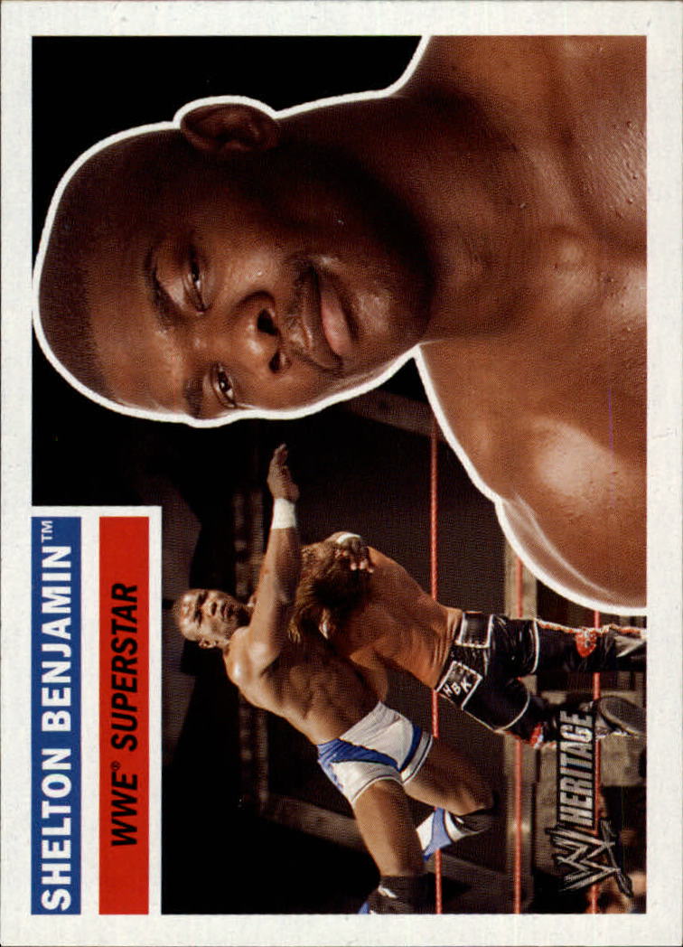 2005 Topps Heritage WWE #45 Shelton Benjamin