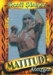 2003 Fleer WWE Aggression Matitude Event Used Jumbo Images #MSS Scott Steiner