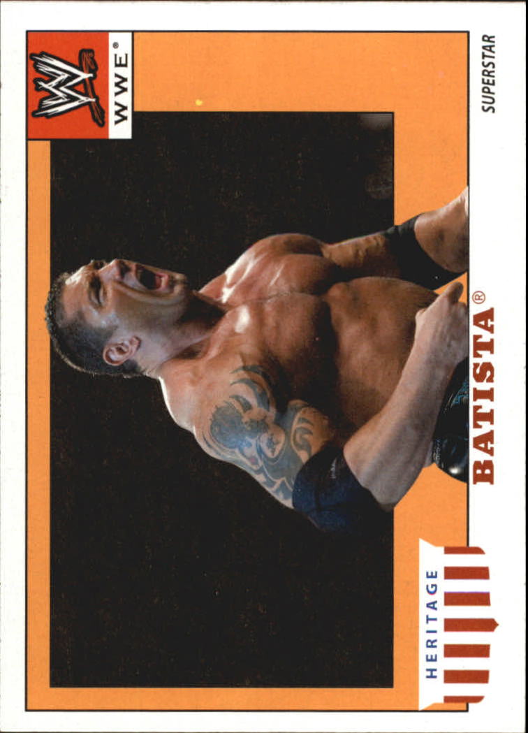 2008 Topps Heritage IV WWE #4 Batista