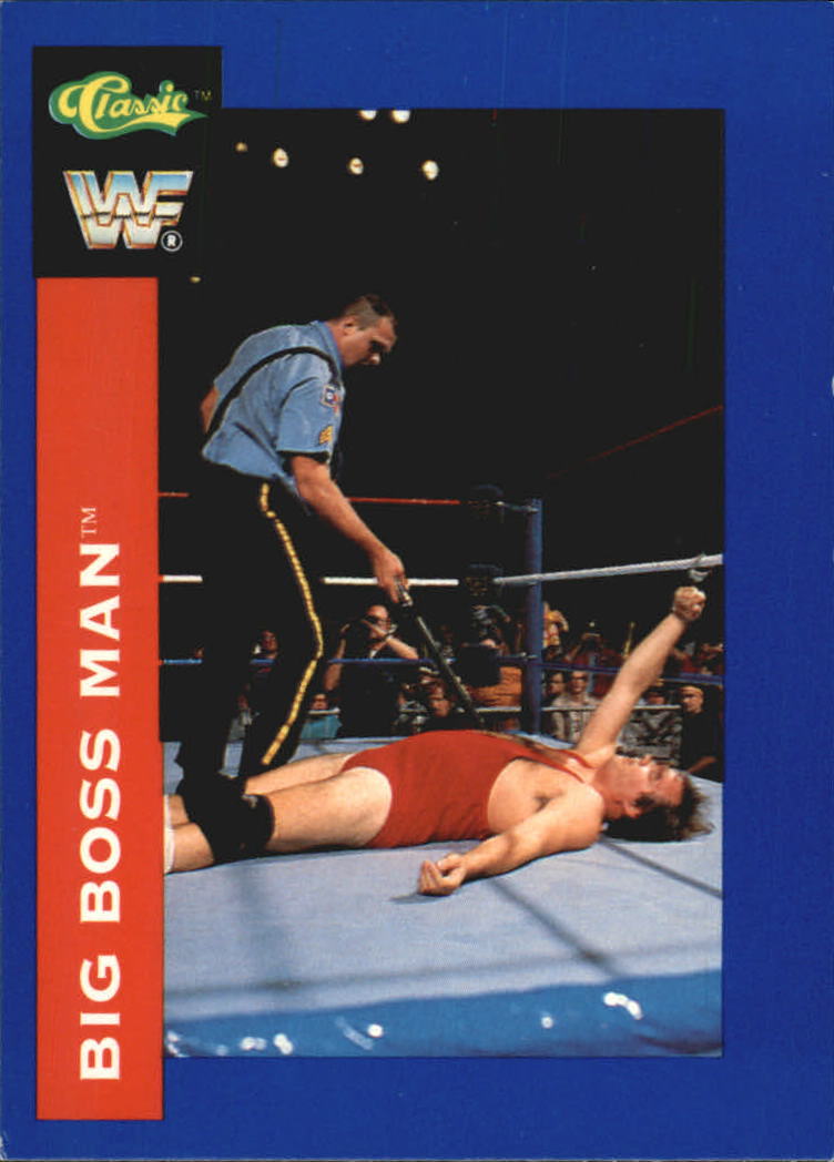 big river man,seineriver 1991 classic wwf superstars #60 big boss man