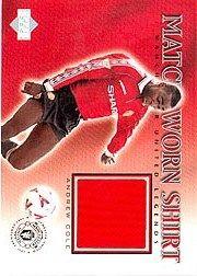 2002 Upper Deck Manchester United Legends Match Worn Shirts #ACS Andrew Cole