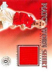 2002 Upper Deck Manchester United Legends Match Worn Shirts #DBS David Beckham