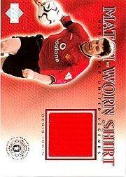 2002 Upper Deck Manchester United Legends Match Worn Shirts #DIS Denis Irwin