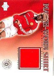 2002 Upper Deck Manchester United Legends Match Worn Shirts #DYS Dwight Yorke