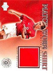 2002 Upper Deck Manchester United Legends Match Worn Shirts #GNS Gary Neville