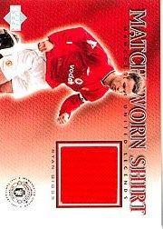 2002 Upper Deck Manchester United Legends Match Worn Shirts #RGS Ryan Giggs