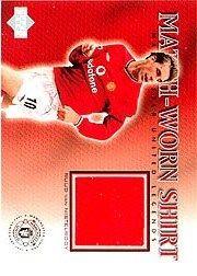 2002 Upper Deck Manchester United Legends Match Worn Shirts #RVNS Ruud Van Nistelrooy SP
