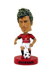 2003 Upper Deck Manchester United Mini Playmakers Bobble Head Dolls #1 David Beckham