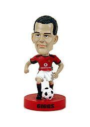 2003 Upper Deck Manchester United Mini Playmakers Bobble Head Dolls #2 Ryan Giggs