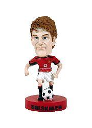2003 Upper Deck Manchester United Mini Playmakers Bobble Head Dolls #6 Ole Gunnar Solskjaer