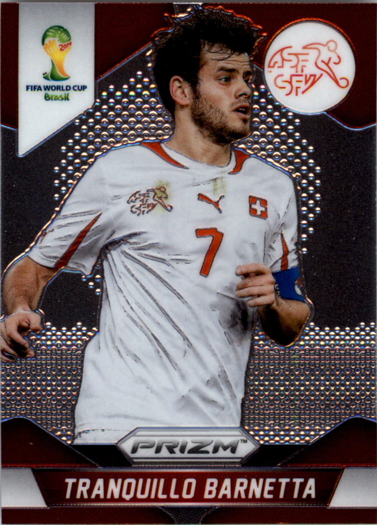 2014 panini prizm world cup #185 tranquillo barnetta - nm-mt