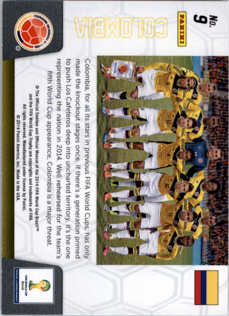 2014 Panini Prizm Copa del Mundo equipo de fotos-Usted Elige gotbaseballcards